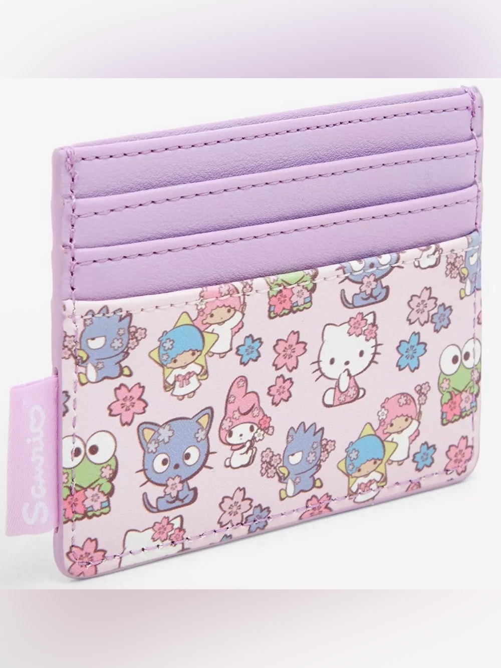 New Sanrio Lavender Hello Kitty Card Holder Wallet